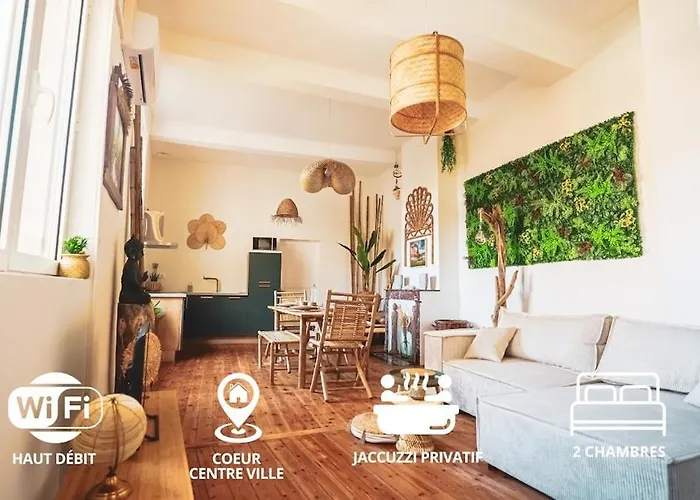 L\'Escale Balinaise & Spa Appartement Lumineux Et Spacieux
